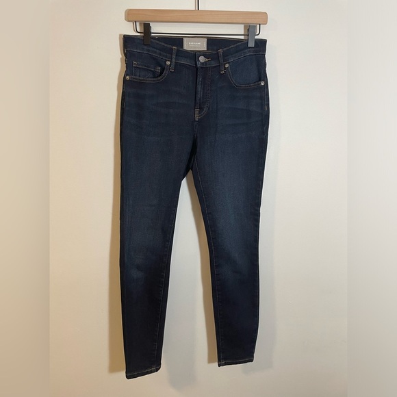 Everlane Mid Rise Skinny Dark Wash Demin Jeans Women’s Size 28 Regular EUC - Picture 1 of 8